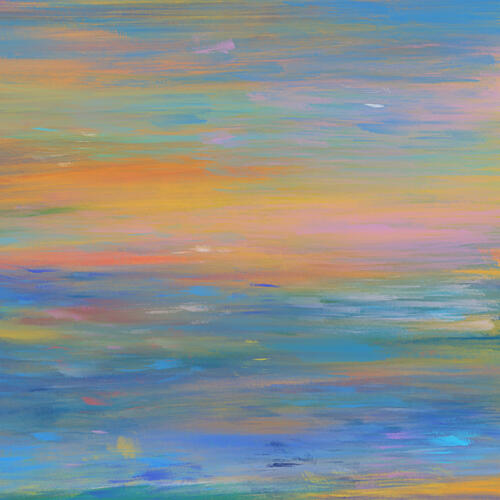Vibrant Horizon Dream Art Print by Cesare Bellassai Art