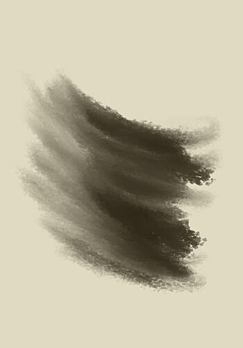 Dark Abstract Flow Art Print by Cesare Bellassai Art