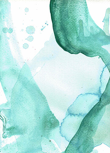Fluid Aqua Abstract Art Print