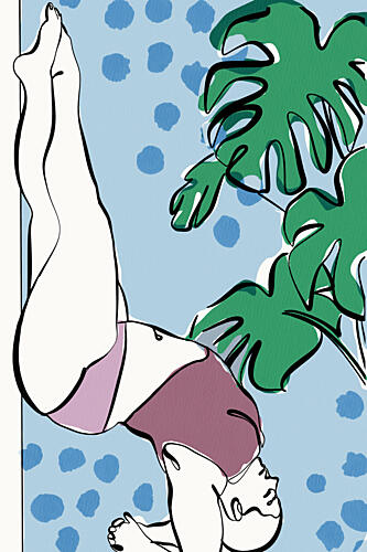 Calm Stretch Art Print