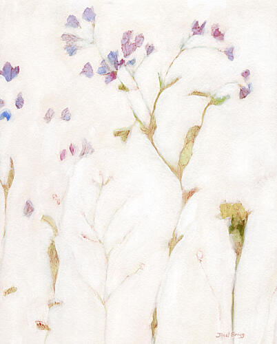 Soft Purple Botanicals Art Print