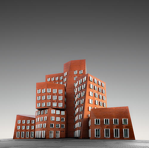 Unique Modern Architecture Art Print by Roland M Schwerdtfeger