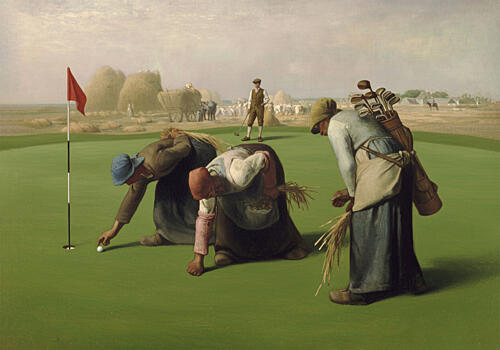 Rural Caddie Art Print by Dikhotomy