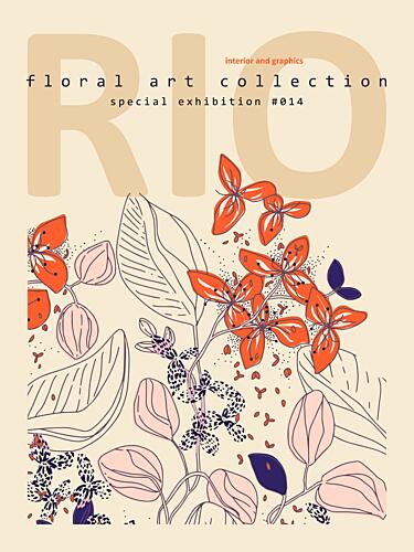 Modern Botanical Illustration Art Print