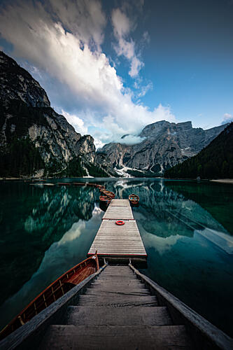 Mountain Lake Reflection Art Print