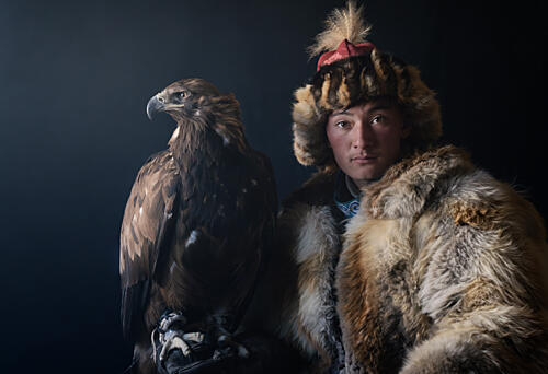 Traditional Eagle Hunter Art Print