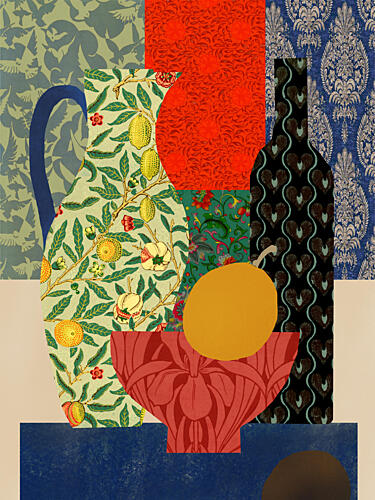 Eclectic Still Life Patterns Still Life Print