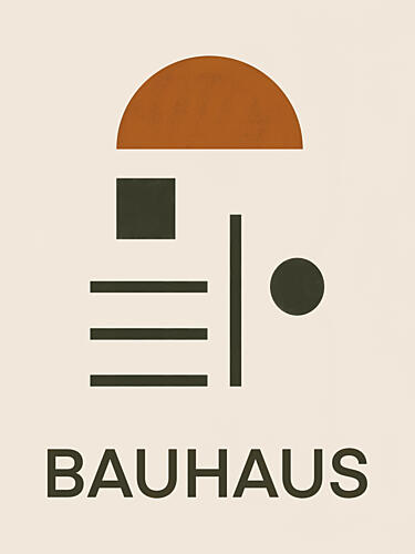 Bauhaus Geometric Abstraction Art Print