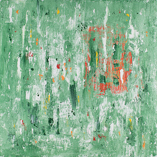 Green Abstract Textures Art Print by Jonas Weikel