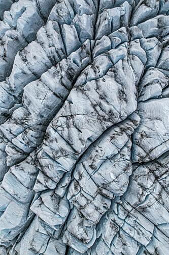 Glacier Ice Patterns Art Print by Martin Blahak