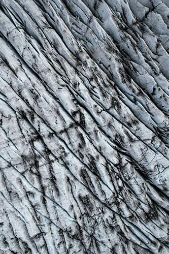 Glacial Ice Patterns Art Print by Martin Blahak