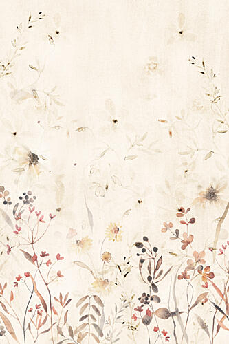 Gentle Wildflower Meadow Art Print by Lovorka Pavic