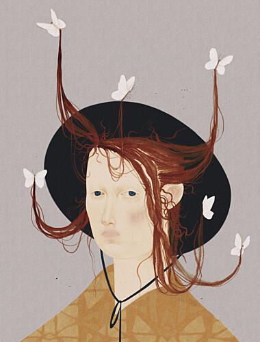 Poem Art Print by Luca di Napoli