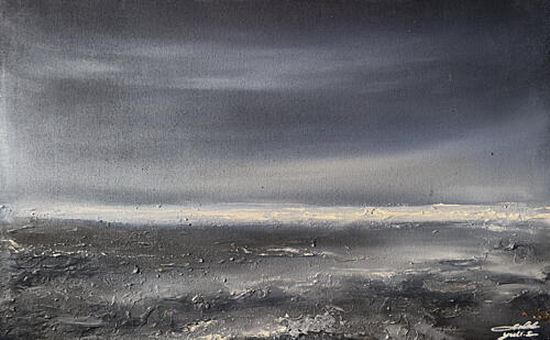 Dark Stormy Ocean Art Print