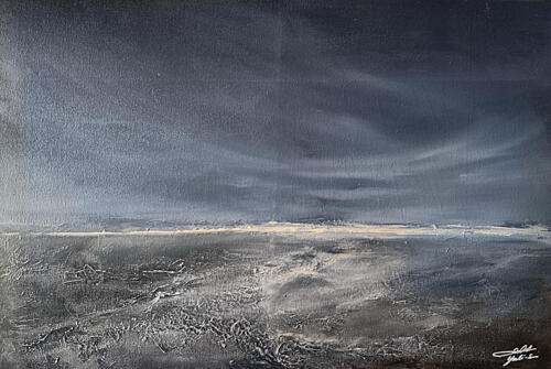 Vast Moody Landscape Art Print