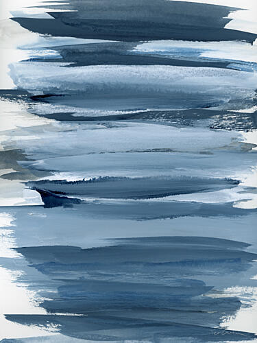 Calm Water Abstract Art Print by Teodora Teo Guererra