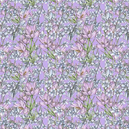 Gentle Lavender Blooms Art Print by Cecilia Battaini