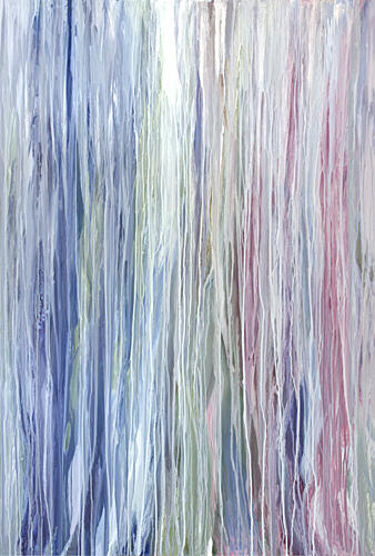 Soft Flowing Pastels Art Print by Teodora Teo Guererra