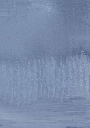 Gentle Blue Waves Art Print