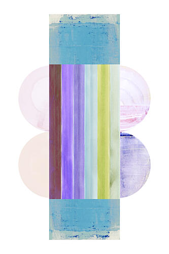 Serene Color Blocks Art Print by Cartissi