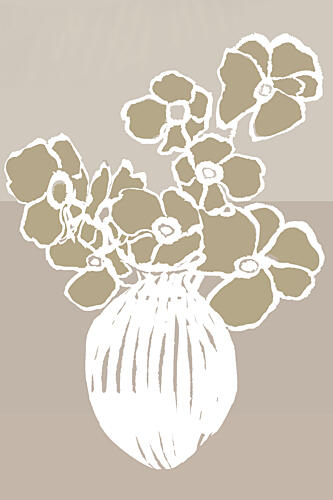 Modern Floral Vase Art Print