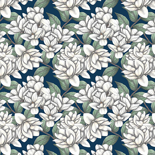 White Magnolias Art Print
