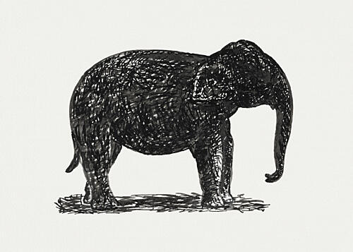 Elephant Ca. 18911941 Art Print by Leo Gestel