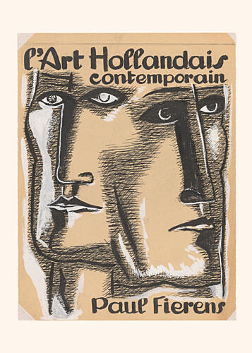 Ontwerp Boekomslag Lart Hollandais Contemporain 1933 Art Print by Leo Gestel
