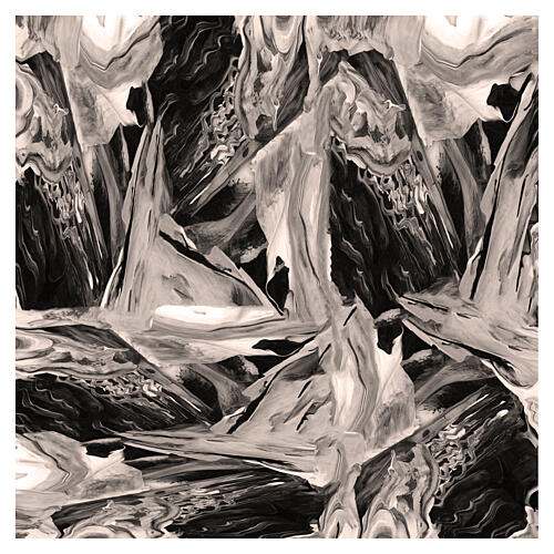 Elegant Fluid Abstraction Art Print by Cartissi