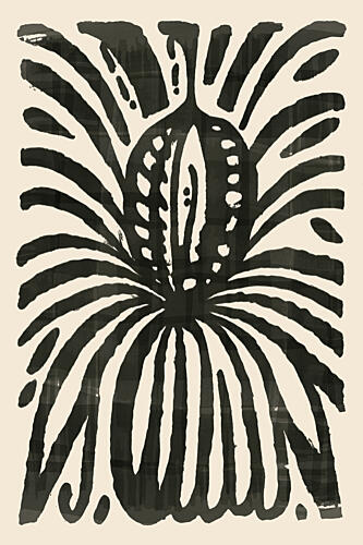 Bold Botanical Bloom Art Print by Cartissi