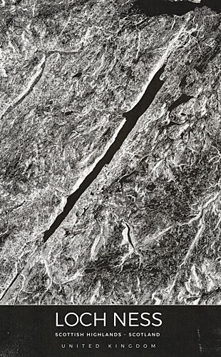Loch Ness Fissure Art Print