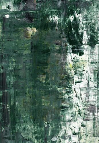 Deep Green Abstract Art Print