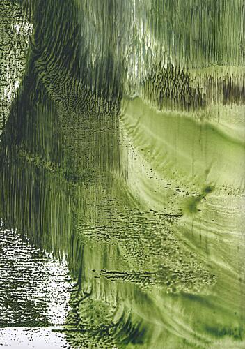 Organic Green Flow Art Print