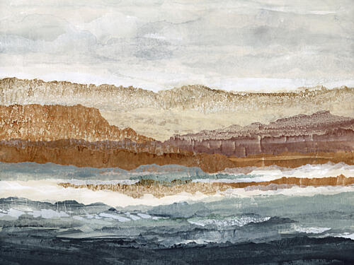 Layered Earth Horizon Art Print