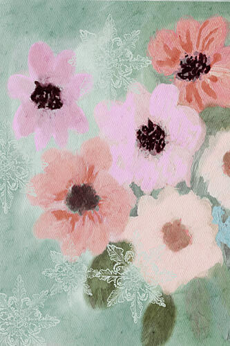 Winterblossoms Art Print