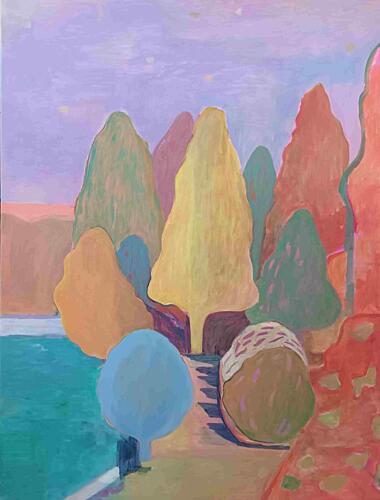Dreamy Abstract Landscape Art Print