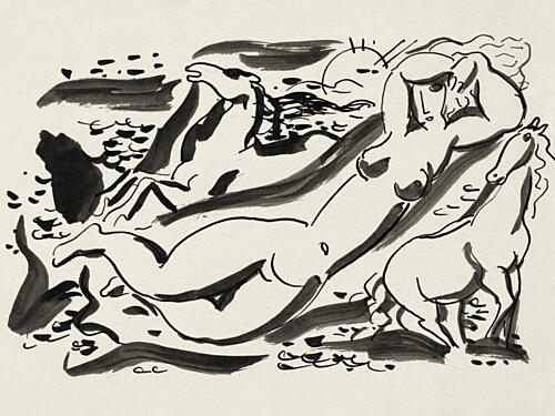 Nude Art Print by Leo Gestel