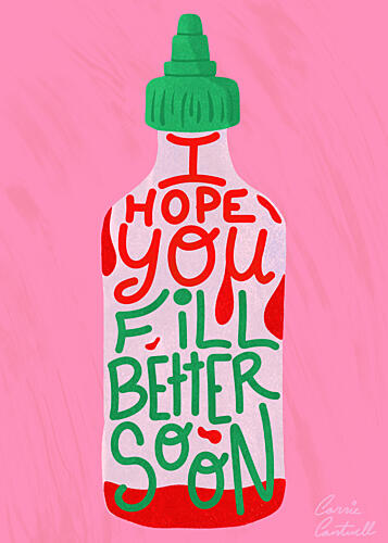 Fill Better Soon Art Print