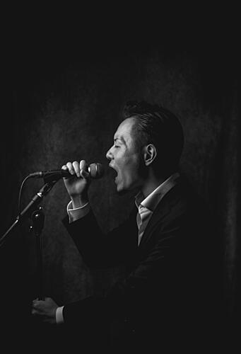 Passionate Vocal Performance Art Print by Jun Sonokawa