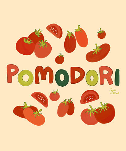 Pomodori Art Print