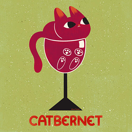 Catbernet Art Print