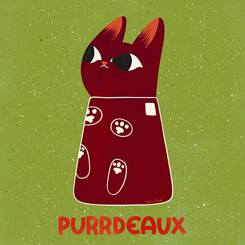 Purrdeaux Art Print