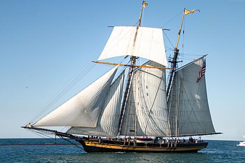 Historic Tall Ship Sailing Art Print by GuruShots