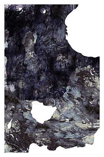 Abstract Ocean Caverns Art Print by Cartissi