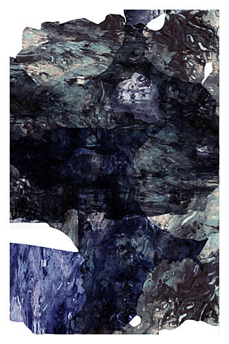 Abstract Blue Depths Art Print by Cartissi