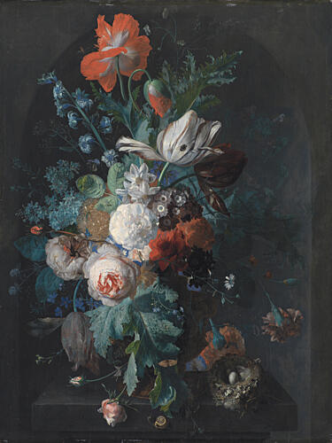 Vase with Flowers by Jan van Huysum Art Print