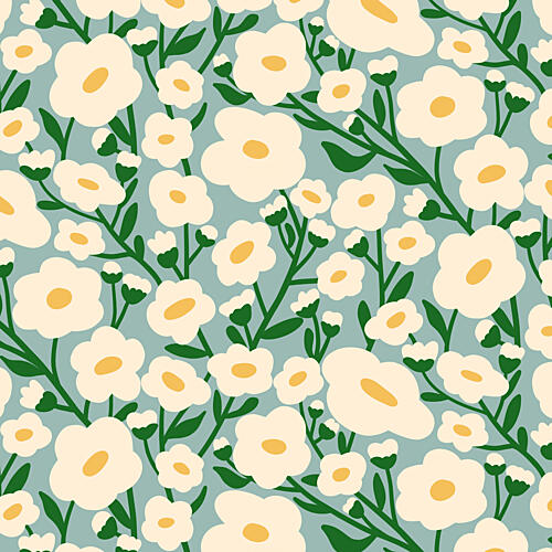 Flower Market Helsinki Art Print