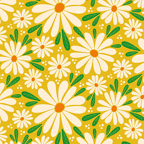 Whimsical Wildflowers Art Print