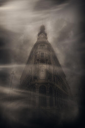 Dark Urban Mystery Art Print by Jonathan Power