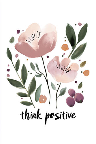 Thinkpositiven03 Art Print
